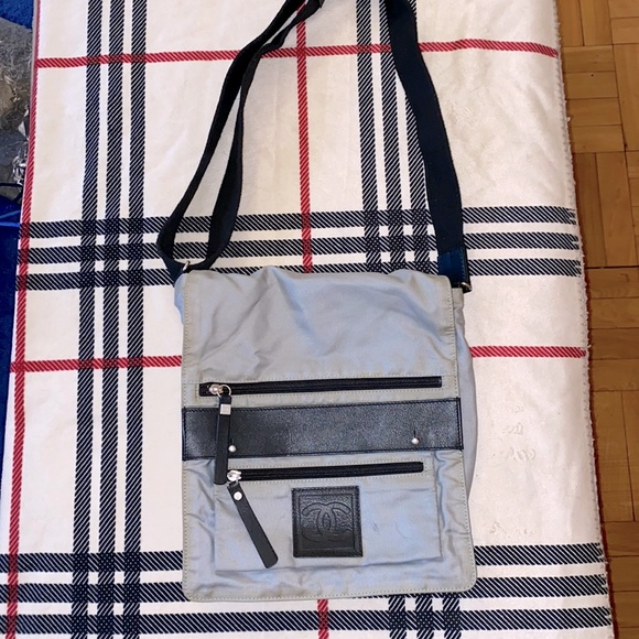 CHANEL Other - Authentic Chanel sport unisex canvas leather crossbody bag